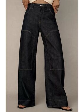 Anthropologie Pilcro The Myra Tapered Jeans Puddle Edition
